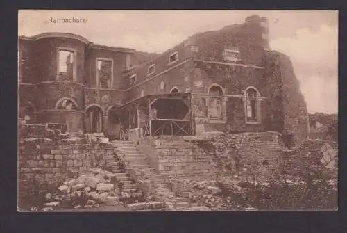 Ansichtskarte Hattonchanel Frankreich 111 Inf. Div. Zerstörtes Haus im