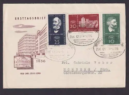 Bahnpost DDR Dresden Kar-Marx-Stadt Zug 01014 Vorersttag 5.11.1956 FDC