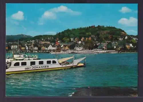 Ansichtskarte Schiffe Schifffahrt Rhein MS St. Johannes Linz