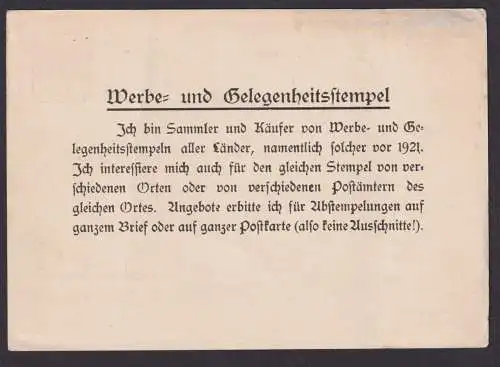 Zittau Deutsches Reich Privatganzsache Philatelie 3 Pfg. Adler Georg Jacoby