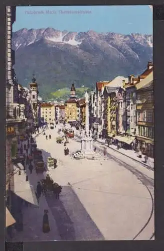 Ansichtskarte Innsbruck Österreich Maria Theresienstrasse