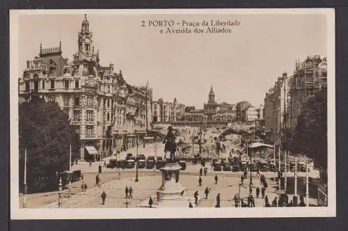 Ansichtskarte Porto Portugal Praca da Liberdade e Avenida dos Alliados