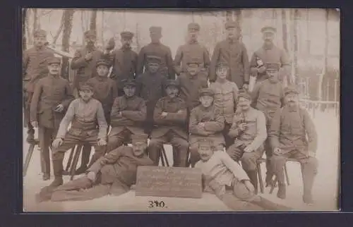 Ansichtskarte Lockstedt Lager Soldaten Kompanie Einheit Photoraph W. Laukühn