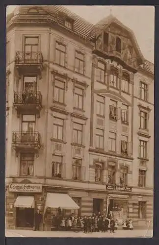 Ansichtskarte Altona Colonial u Fettwaren Feldtmann 1908 Hamburg Bromsilberkarte