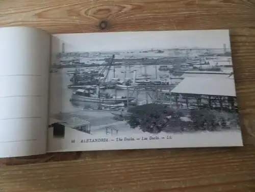 Alexandria Ägypten Ansichtskarten Mittelmeer Jugendstil Heft mit 12 AK um 1900