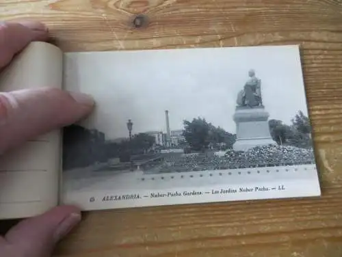 Alexandria Ägypten Ansichtskarten Mittelmeer Jugendstil Heft mit 12 AK um 1900