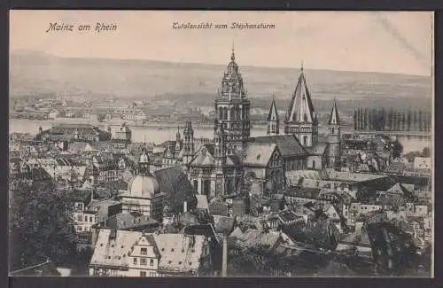 Ansichtskarte Mainz Stephansturm Rheinland Pfalz