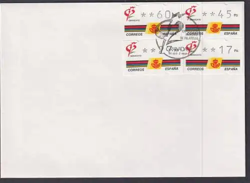 Spanien Expo 1992 3 FDC Sevilla Barcelona Granada