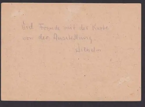 All. Besetzung Privatganzsache Göttingen n. Weenzen Philatelie Briefmarken