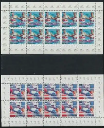 Bund Kleinbogen Zehnerbogen 1777-1780 Sport Kanu Weltmeisterschaft MNH Kat 80,00