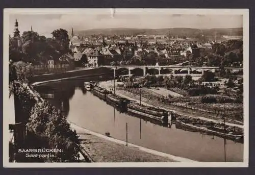 Deutsches Reich Ansichtskarte Saarbrücken SST Reichsbund f. Leibesübung Konstanz