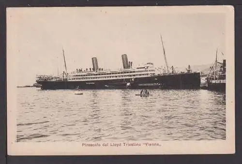 Ansichtskarte Schiffe Marine Schifffahrt Lloyd Triestino Vienna