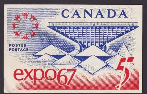 Montreal Canada Ansichtskarte SST Expo 67 Ausstellung Holliwood Kalifornien USA