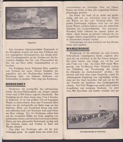 Der Weg zu den Nordseebädern Norddeutscher Lloyd Bremen Plan ART DECO Klapp -