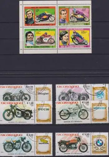 Übersee schönes Lot alter Motorräder Oldtimer div Länder Afganistan Laos Vietnam