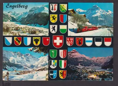 Ansichtskarte Engelberg Schweiz Wappen Dübendorf