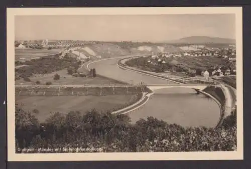 Ansichtskarte Stuttgart BW Stuttgart-Münster mit Steinhaldensiedlung