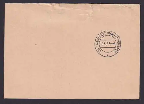 Flugpost Brief Air Mail DDR Ganzsache P 65 a ab Johannesburg Frankfurt weiter