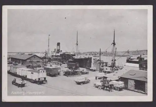 Ansichtskarte Aalborg Dänemark Hafen Schiffahrt