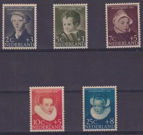 Niederlande 685-689 Voor het Kind Luxus postfrisch MNH Kat.-Wert 11,00 1956