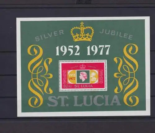 St. Lucia Karibik Regentschaft Queen Elisabeth Block 11 Luxus postfrisch MNH