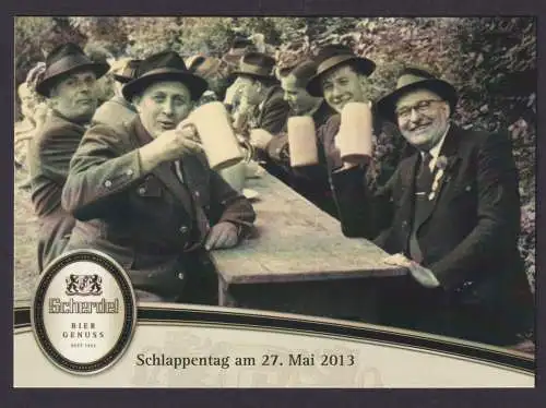 Ansichtskarte Hof Bayern Einladungskarte Hofer Schlappentag 27.05.2013 Motiv v.