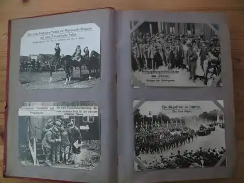 Militaria Propaganda Krieg Foto Album Deutsches Reich Aus großer Zeit mit 63