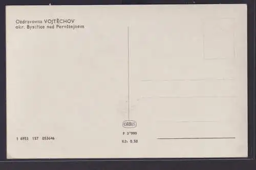 Ansichtskarte Bystrice Pernstejnem Tchechien Schule