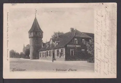 Ansichtskarte Hannover Niedersachsen Döhrener Thurm 1902 Roda Thüringen