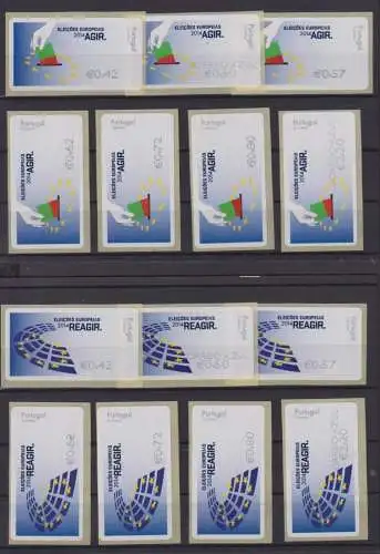 Portugal ATM Automatenmarken Luxus postfrisch 21 Stück 0,42-2,20 E MNH 2014