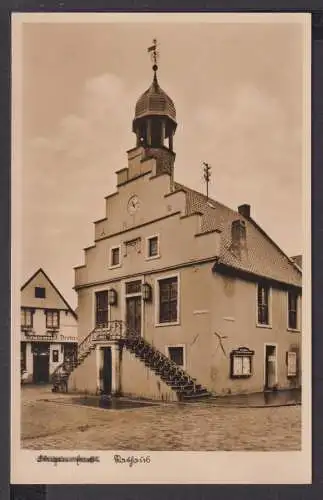 Ansichtskarte Lingen Ems Niedersachsen Rathaus