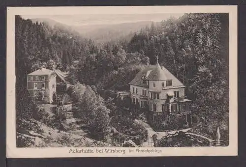 Ansichtskarte Wirsberg Fichtelgebirge Bayern Adlerhütte