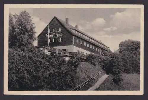 DDR Ansichtskarte Klingental Sachsen Sporthotel Waldgut Aschberg Naumburg Saale