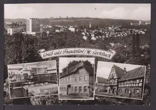 Ansichtskarte Frankfurt Hessen Seckbach Gasthaus Zum Rad