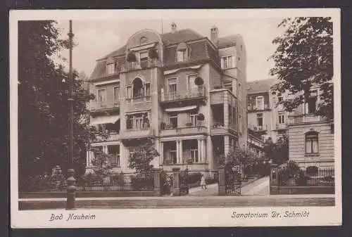 Ansichtskarte Bad Nauheim Hessen Sanatorium Dr. Schmidt