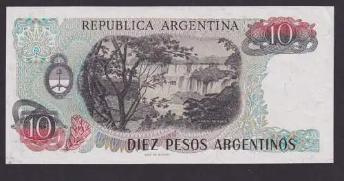 Banknote Geldschein Argentinien Südamerika 10 Pesos Top Erhaltung