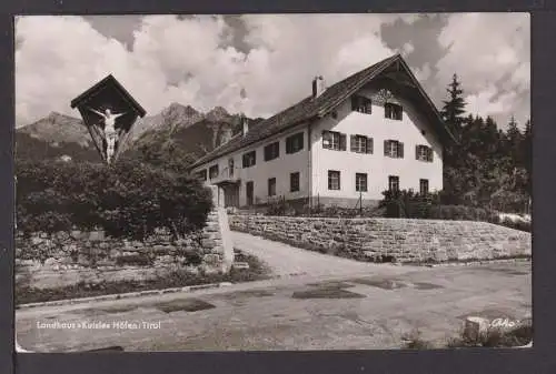 Ansichtskarte Höfen Tirol Österreich Landhaus Kuisle Erfurt Thüringen