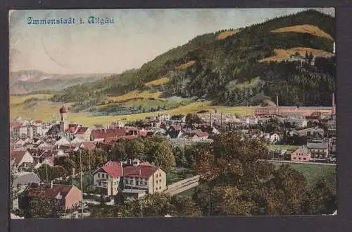 Ansichtskarte Immenstadt Allgäu Bayern 1915