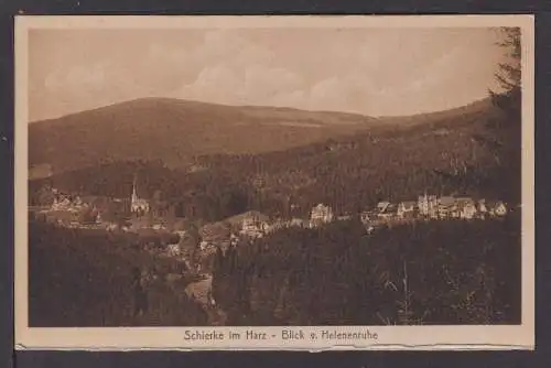 Ansichtskarte Schierke Harz Sachsen-Anhalt Helenenruhe