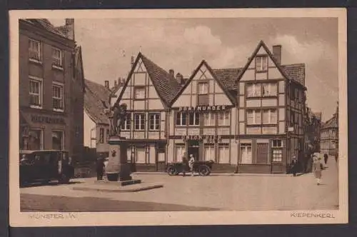 Ansichtskarte Münster NRW 1929 Restaurant Kiepenkerl Beckum