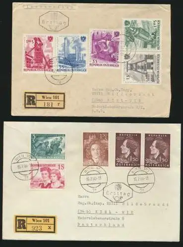 Österreich Sammlung Lot 9 Briefe Karten und Ganzsachen Austria Lot of 9 covers