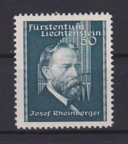 Liechtenstein 172 Geburtstag Josef Rheinberger Musik Komponist Luxus Kat 3,20