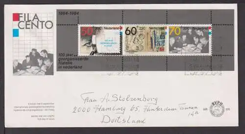 Briefmarken Niederlande Europa Brief Block 1984 100 Jahr organisierte Philatelie