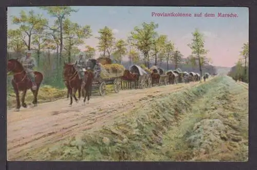 Ansichtskarte 1. Weltkrieg Proviantkolonne Gotteszell Bayern 1915 Schreindorf