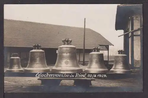 Ansichtskarte Ried Bayern Glockenweihe 1929