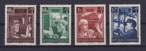 Österreich 960-963 Wiederaufbau 1951 Luxus postfrisch MNH Kat.-Wert 80,00