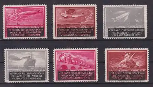 Flugpost Transport & Verkehr Österreich Zeppelin Flugzeug Philatelie selt. Lot