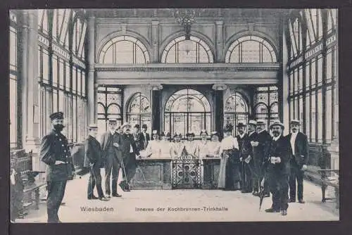 Ansichtskarte Wiesbaden Hessen Kochbrunnen Trinkhalle