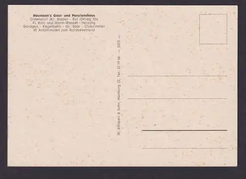 Ansichtskarte Oldendorf Stade Niedersachsen Urlaub Erholung Neumanns Gast und