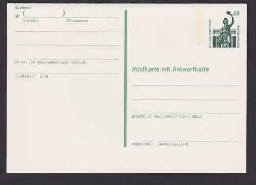 Briefmarken Bund Ganzsache P 143 II SWK Sehenswürdigkeiten ungebraucht Kat 25,00